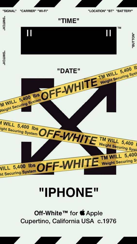 Off-White Wallpaper - Poster | Canvas Wall Art Print