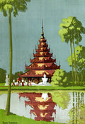 Calcutta Vintage Travel Restored - Poster | Canvas Wall Art Print