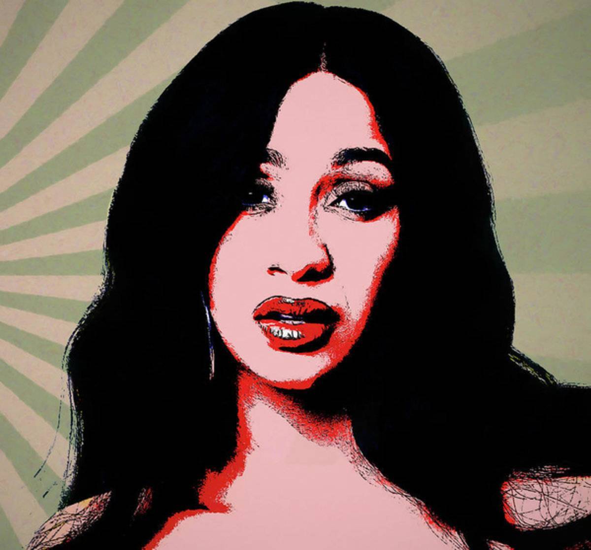 Cardi Pop - Rapper - Poster | Canvas Wall Art Print