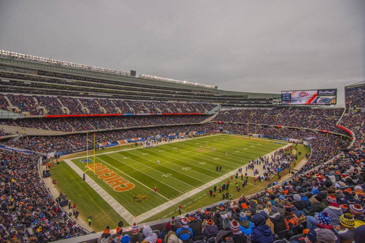 Chicago Bears Soldier Field 7785 - Poster | Canvas Wall Art Print
