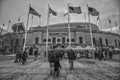 Chicago Bears Soldier Field Black White 7861 - Poster | Canvas Wall Art Print