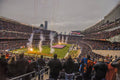 Chicago Bears Soldier Field National Anthem 7745 - Poster | Canvas Wall Art Print