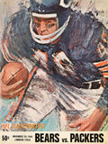 Chicago Bears Vintage Program 5 - Poster | Canvas Wall Art Print