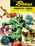 Chicago Bears Vintage Program 7 - Poster | Canvas Wall Art Print