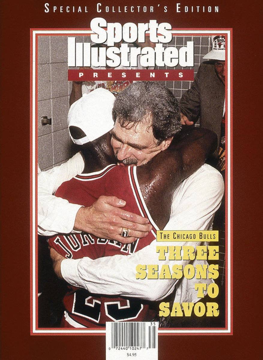 Chicago Bulls Coach Phil Jackson And Michael Jordan, 1993 Sports Illustrated Cover - Poster | Canvas Wall Art Print