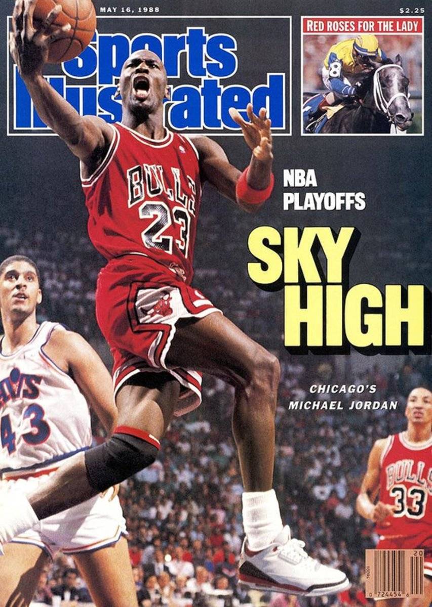 Chicago Bulls Michael Jordan, 1988 Nba Eastern Conference Sports Illustrated Cover - Poster | Canvas Wall Art Print