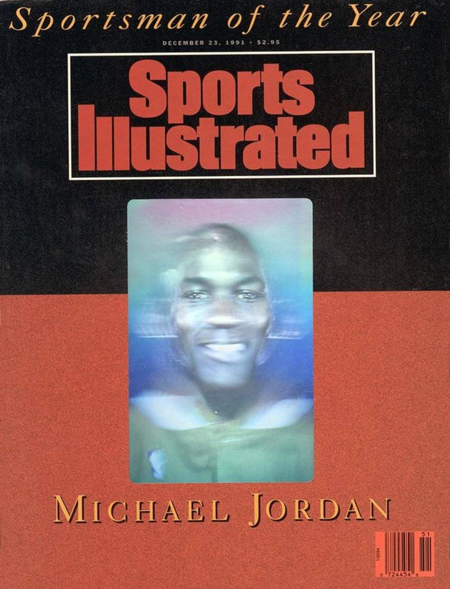 Chicago Bulls Michael Jordan, 1991 Sportsman Of The Year Sports Illustrated Cover - Poster | Canvas Wall Art Print