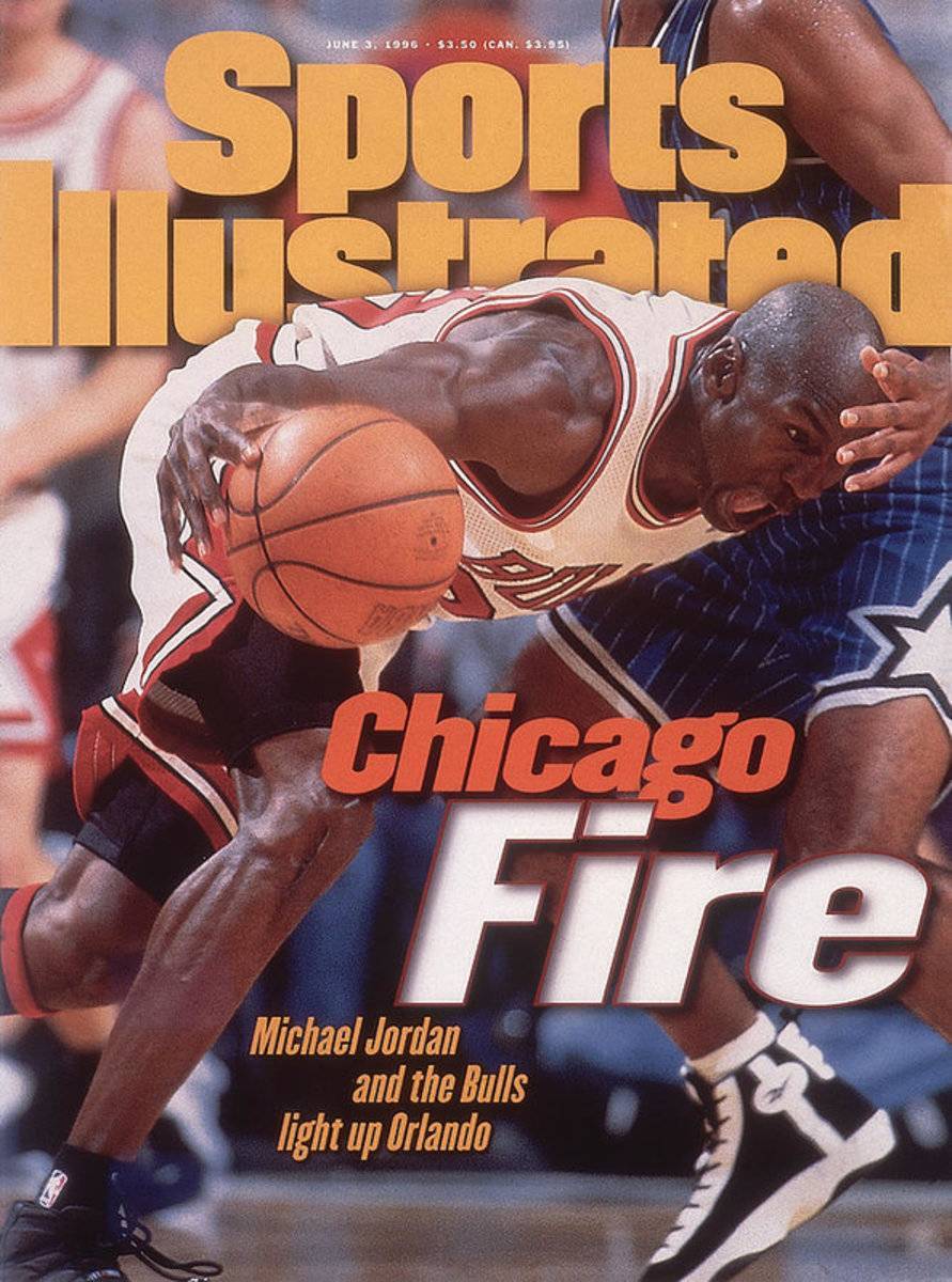 Chicago Bulls Michael Jordan, 1996 Nba Eastern Conference Sports Illustrated Cover - Poster | Canvas Wall Art Print