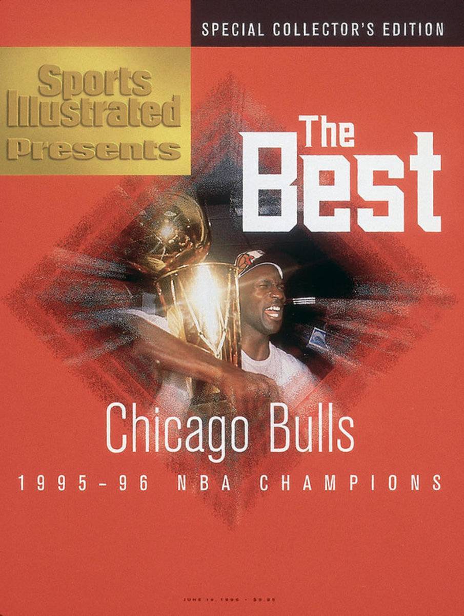 Chicago Bulls Michael Jordan, 1996 Nba Finals Sports Illustrated Cover - Poster | Canvas Wall Art Print