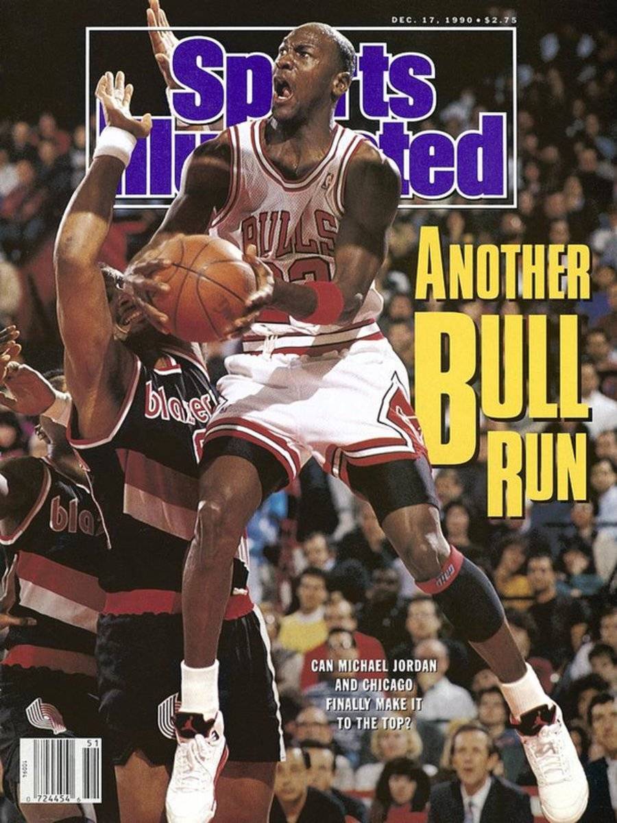 Chicago Bulls Michael Jordan Sports Illustrated Cover - Poster | Canvas Wall Art Print