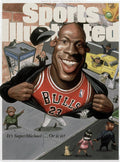 Chicago Bulls Michael Jordan Its Supermichael . . . Or Is It Sports Illustrated Cover - Poster | Canvas Wall Art Print