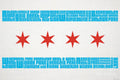 Chicago Flag Neighborhoods - Poster | Canvas Wall Art Print
