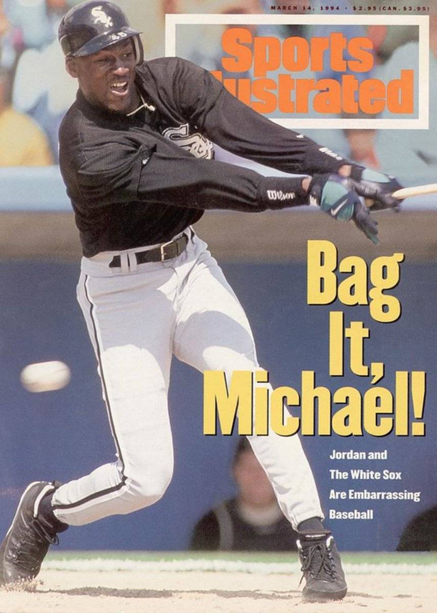 Chicago White Sox Michael Jordan... Sports Illustrated Cover - Poster | Canvas Wall Art Print