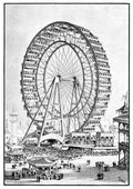 Chicago World Fair Ferris Wheel, 1893 - Poster | Canvas Wall Art Print