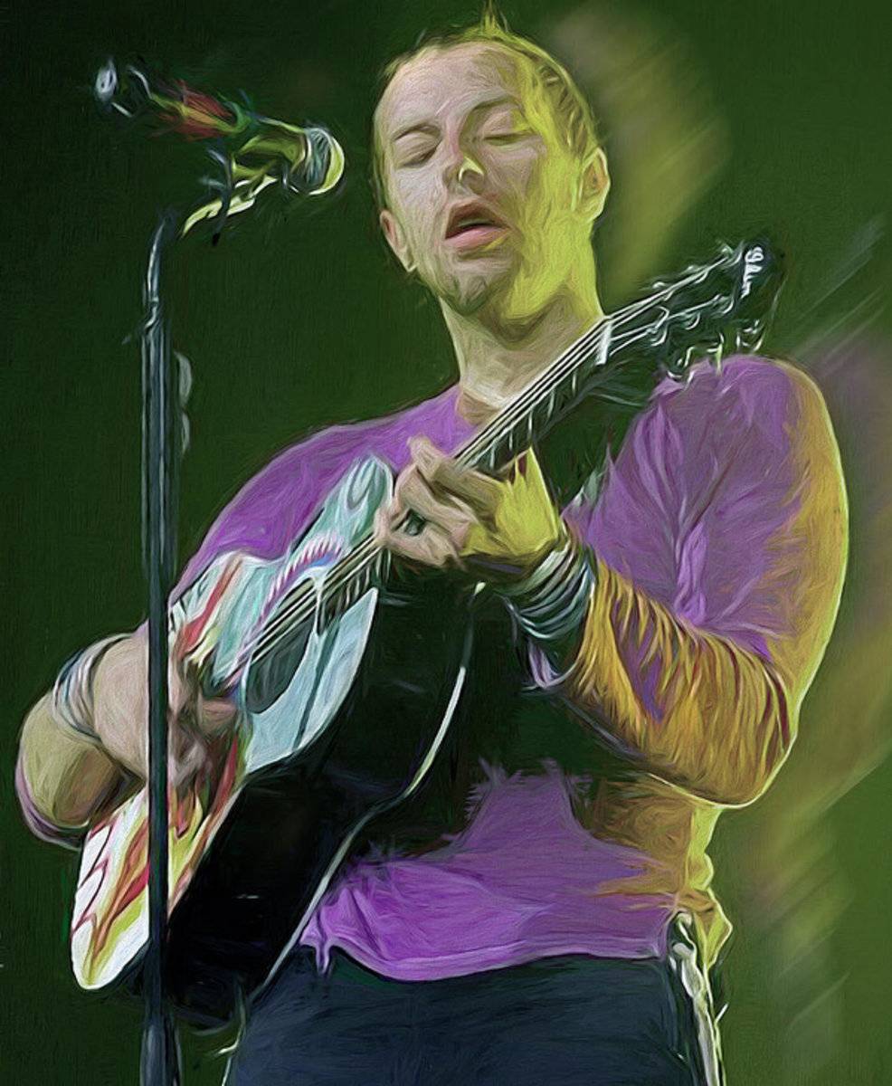 Chris Martin, Coldplay - Poster | Canvas Wall Art Print