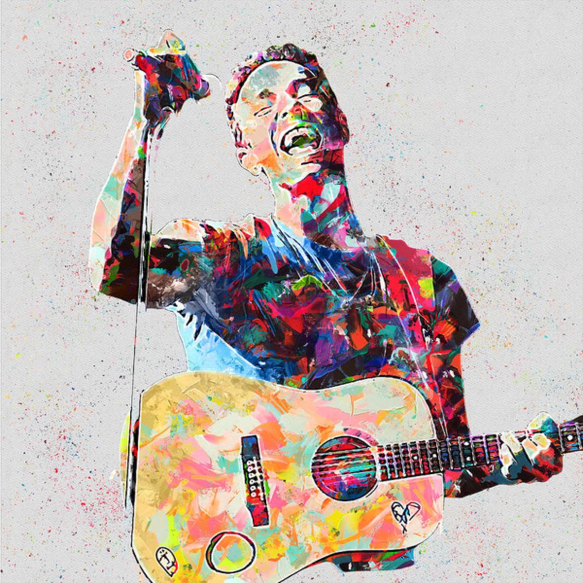 Chris Martin - Poster | Canvas Wall Art Print