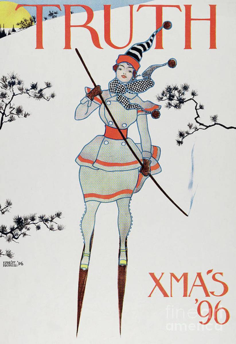 Christmas 1896 - Poster | Canvas Wall Art Print
