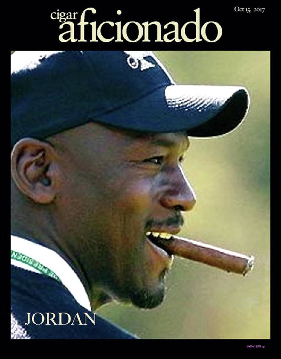 Cigar Aficionado, Michael Jordan - Poster | Canvas Wall Art Print