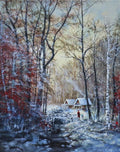 Classic Snow Scene - Poster | Canvas Wall Art Print