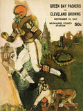 Cleveland Browns Vintage Program 2 - Poster | Canvas Wall Art Print