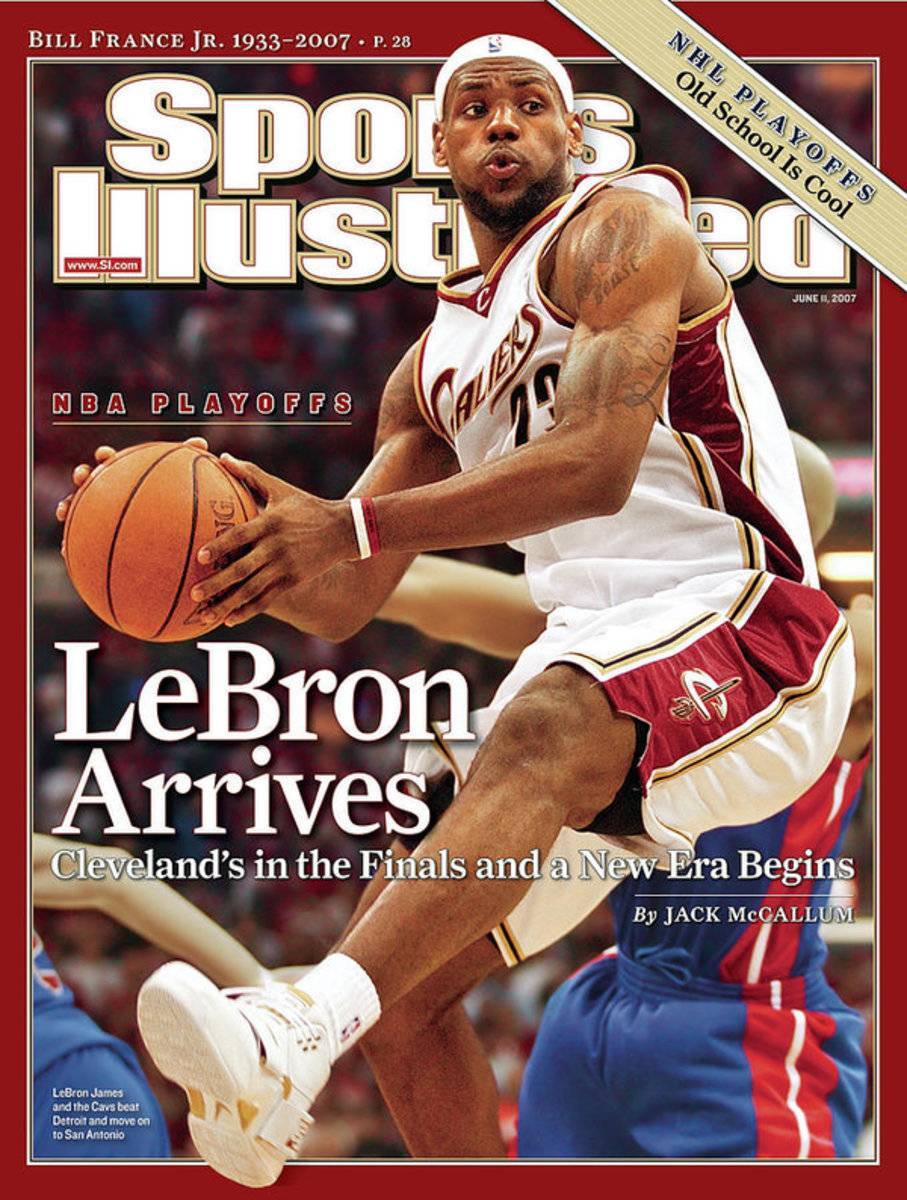 Cleveland Cavaliers Lebron James, 2007 Nba Eastern Sports Illustrated Cover - Poster | Canvas Wall Art Print