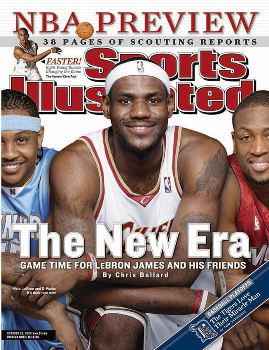 Cleveland Cavaliers Lebron James Sports Illustrated Cover - Poster | Canvas Wall Art Print