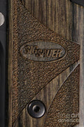 Closeup Of Sig Sauer Pistol Grip - Poster | Canvas Wall Art Print