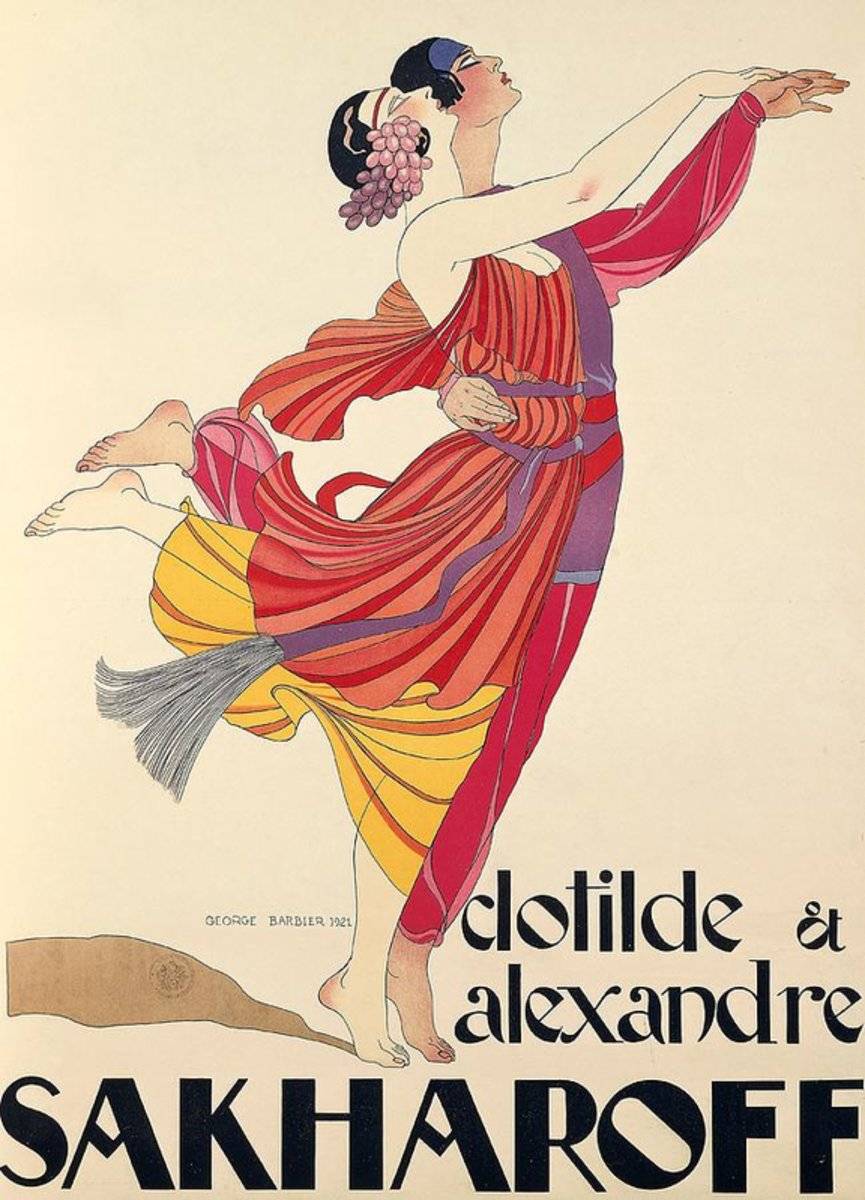 Clotilde And Alexandre Sakharoff - Poster | Canvas Wall Art Print