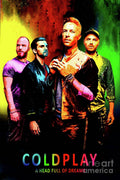 Coldplay - A Head Of Full Dreams Abstract Art - Poster | Canvas Wall Art Print