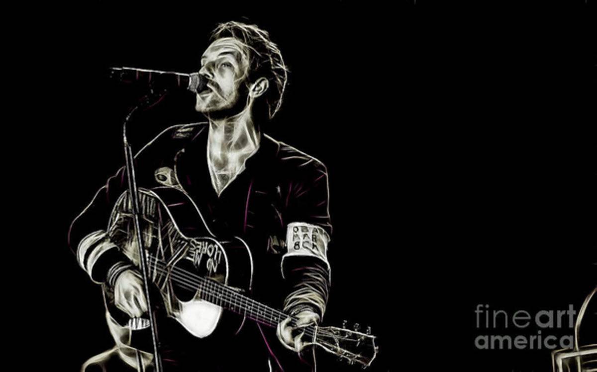 Coldplay Collection Chris Martin - Poster | Canvas Wall Art Print