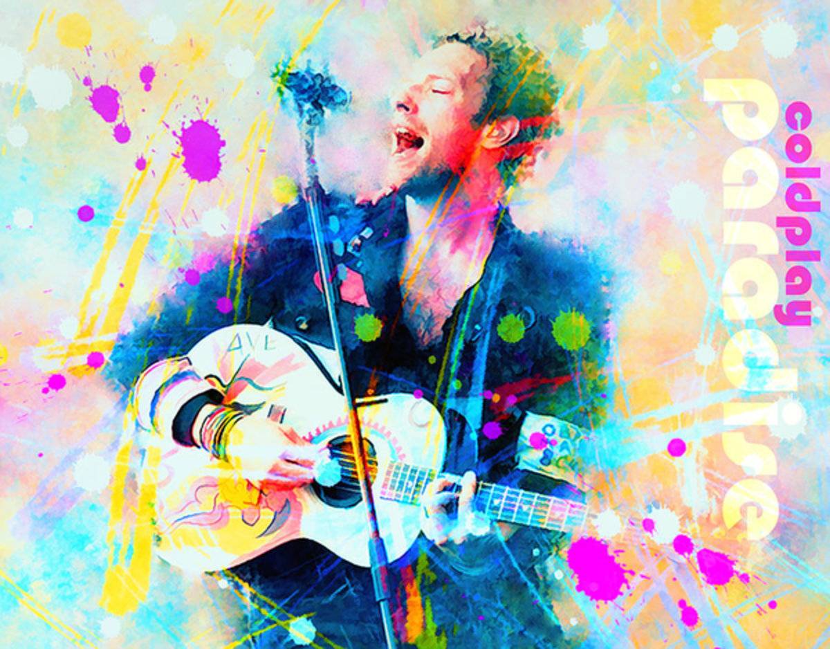 Coldplay Paradise - Poster | Canvas Wall Art Print