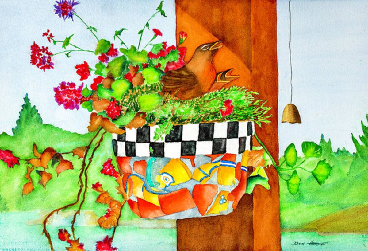Colors On The Lanai - Poster | Canvas Wall Art Print