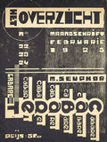 Cover For The Magazine Het Overzicht - Poster | Canvas Wall Art Print