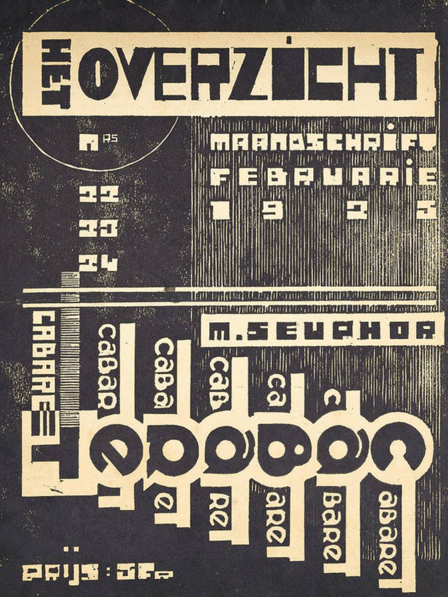 Cover For The Magazine Het Overzicht - Poster | Canvas Wall Art Print