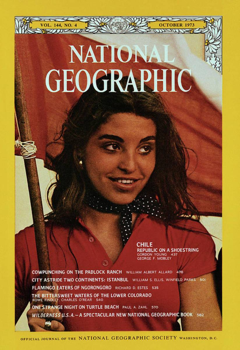 Cover Of The October 1973 National - Poster | Canvas Wall Art Print