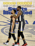 Curry Durant Inside A Golden Basketball Sunset Sports Illustrated Cover - Poster | Canvas Wall Art Print