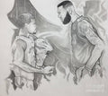 Curry Vs James - Nba Finals - Poster | Canvas Wall Art Print