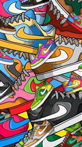 57 Trendy Sneakers Wallpaper Art - Poster | Canvas Wall Art Print
