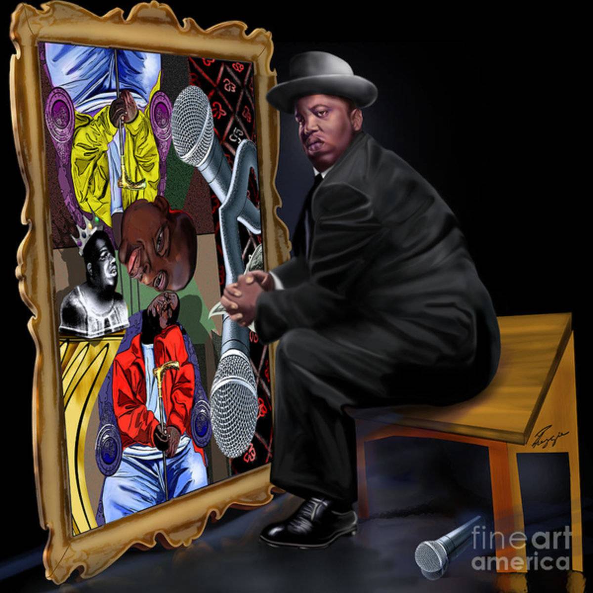 Da Picasso N Biggie - Rapper - Poster | Canvas Wall Art Print