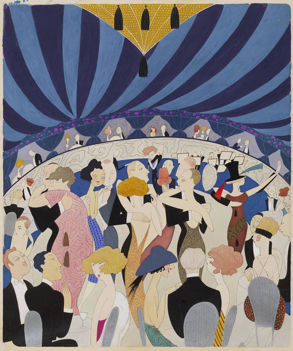 Dancing Couples - Poster | Canvas Wall Art Print
