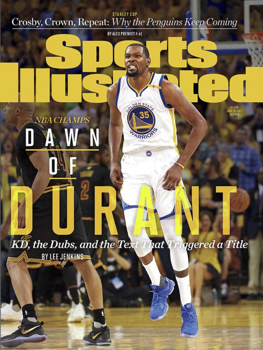 Dawn Of Durant Kd, The Dubs, And The Text That Triggered A Sports Illustrated Cover - Poster | Canvas Wall Art Print