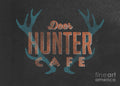 Deer Hunter Cafe - Poster | Canvas Wall Art Print