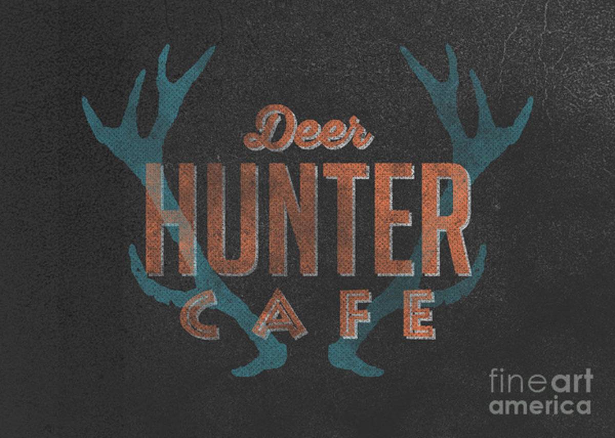 Deer Hunter Cafe - Poster | Canvas Wall Art Print