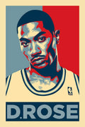 Derrick Rose - Poster | Canvas Wall Art Print