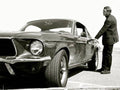 Detective Lieutenant Frank Bullitt, Steve Mcqueen, 1968 Ford Mustang Gt 390 - Poster | Canvas Wall Art Print