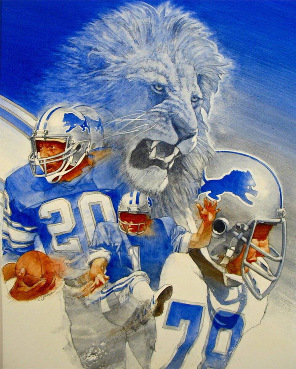 Detroit Lions Game Day Cover - Poster | Canvas Wall Art Print