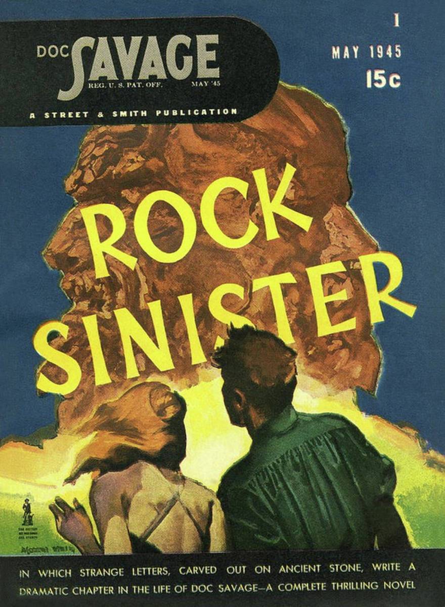 Doc Savage Rock Sinister - Poster | Canvas Wall Art Print