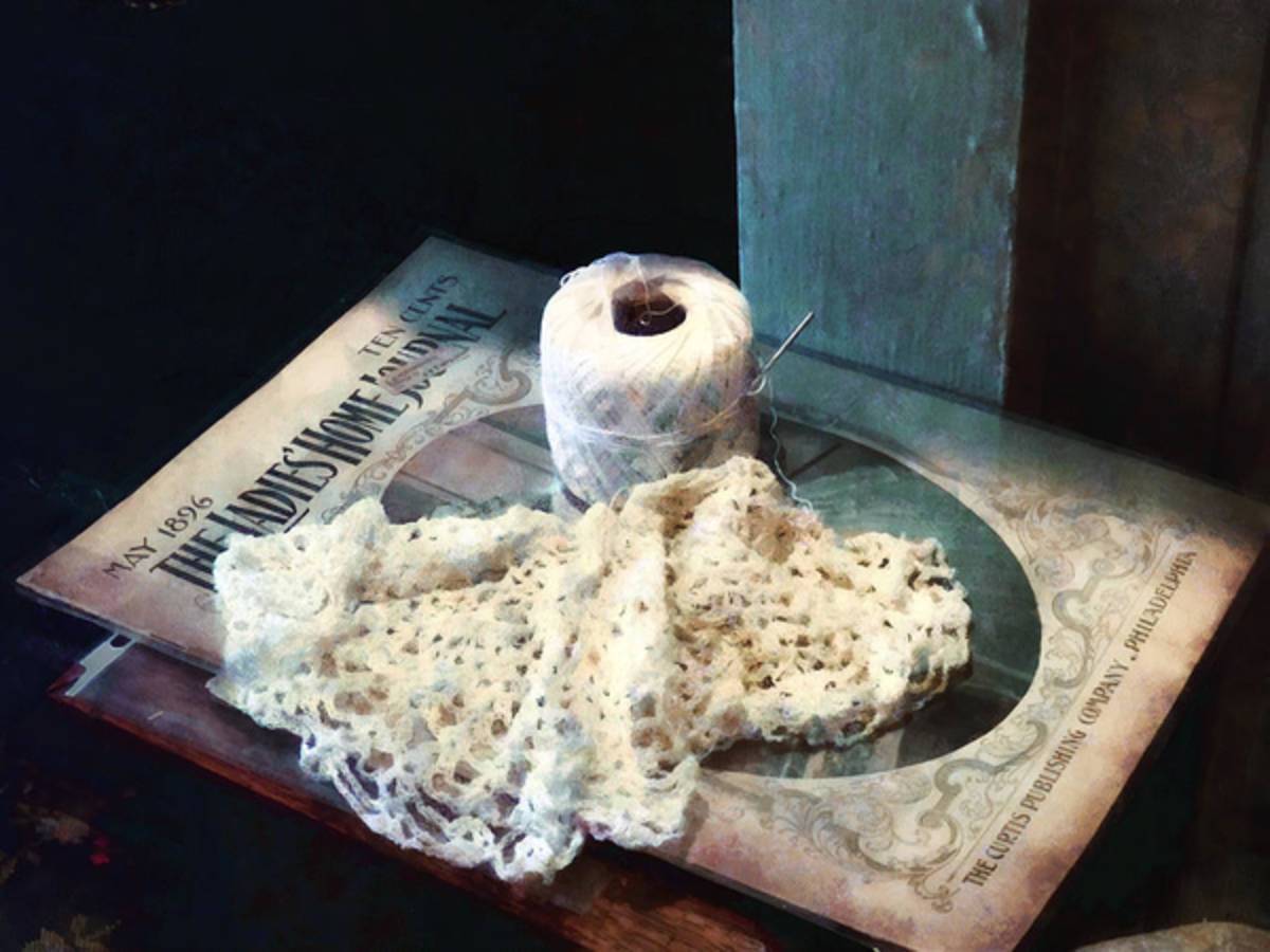 Doily And Crochet Thread - Poster | Canvas Wall Art Print