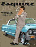 Don Draper In Esquire - Poster | Canvas Wall Art Print