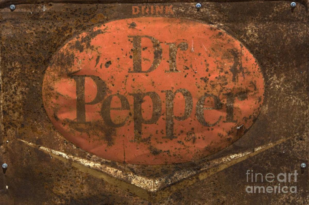 Dr Pepper Vintage Sign - Poster | Canvas Wall Art Print